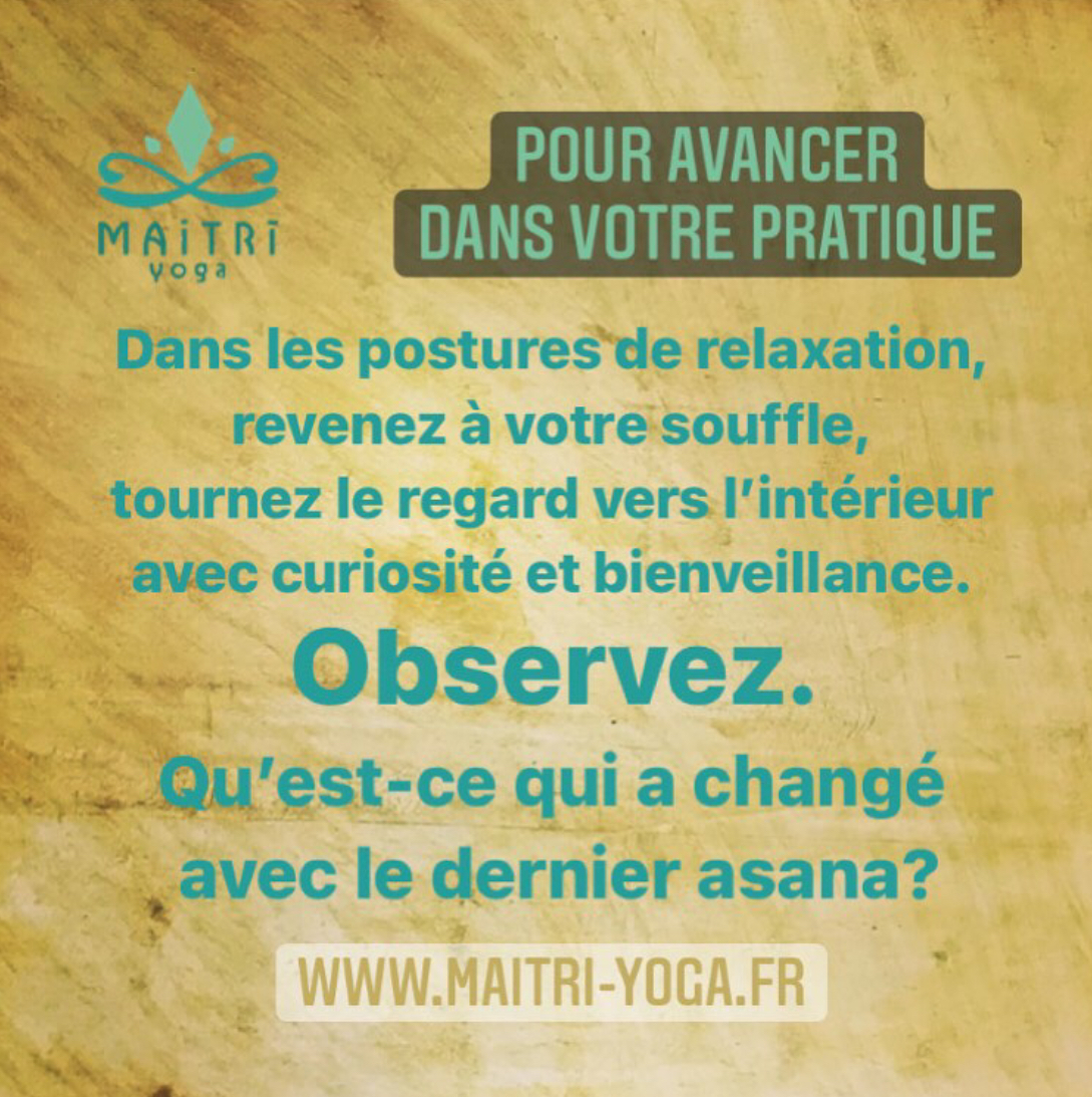 Observez - Maitri Yoga Paris
